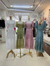 Summer Puff Sleeves Maxi Dress
